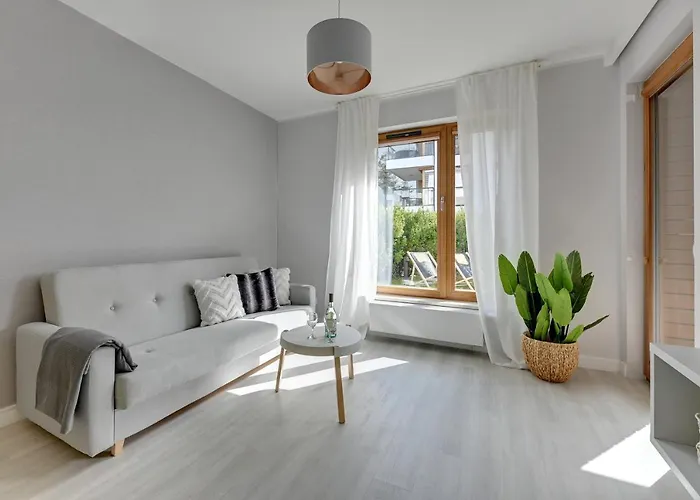 Bursztynowa - Garden 公寓 格但斯克